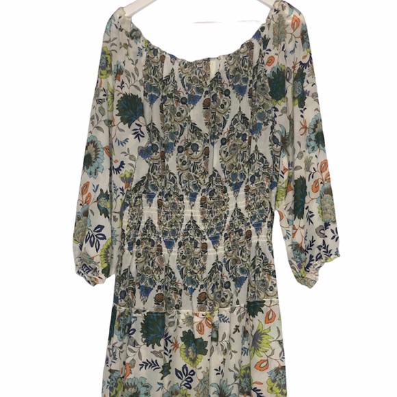 Fig and Flower Bohemian Pasley Print Dress Size XL - Picture 4 of 6